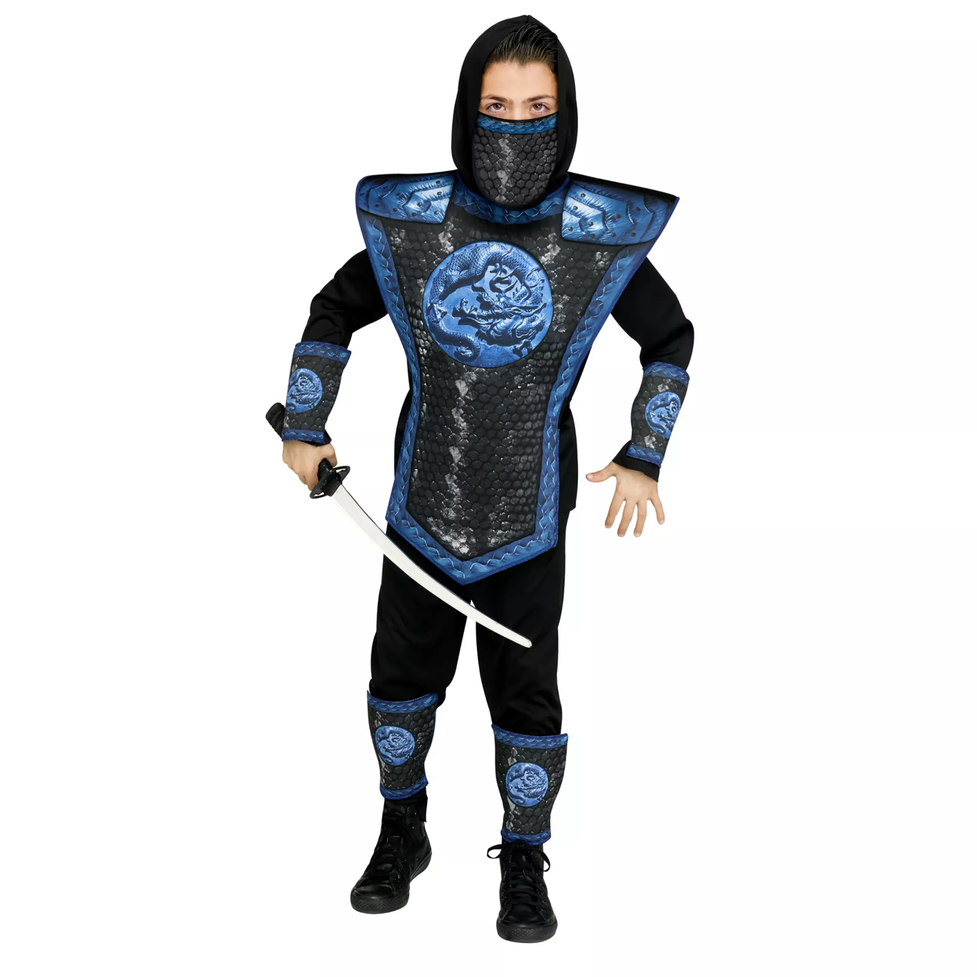 Kids Blue Dragon Ninja Costume at Spirit Halloween