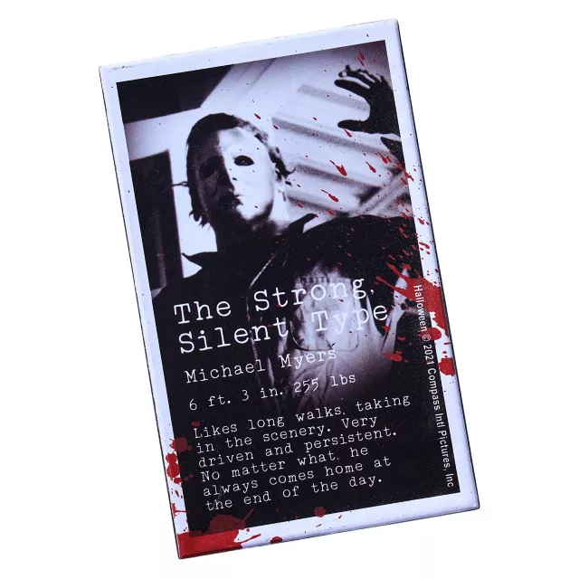Michael Myers Description Magnet at Spirit Halloween