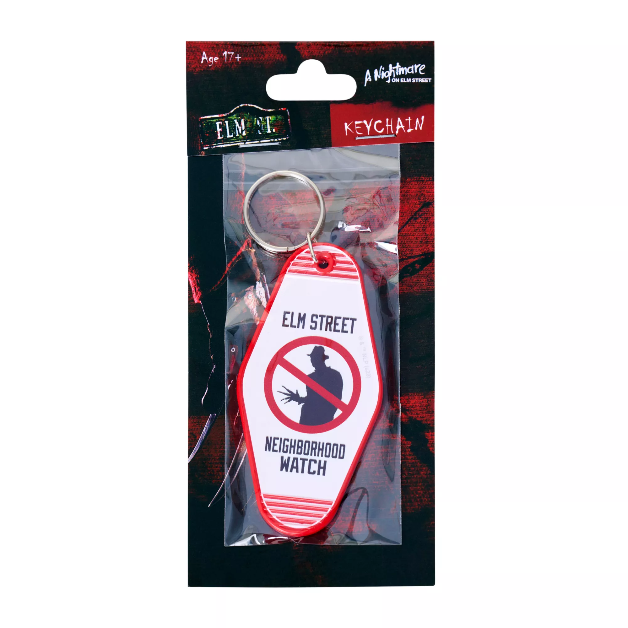 Freddy Krueger Neighborhood Watch Keychain - A Nightmare on Elm Street at Spirit Halloween