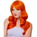 Orange Curly Wig at Spirit Halloween