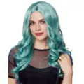 Pastel Blue Curly Wig at Spirit Halloween