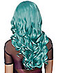Pastel Blue Curly Wig