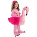 Toddler Faux Fur Flamingo Ride-Along Costume at Spencer's