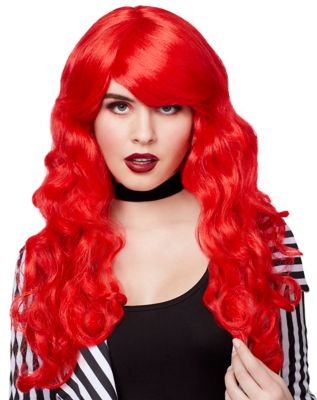 Red Curls Long Wig Spirithalloween