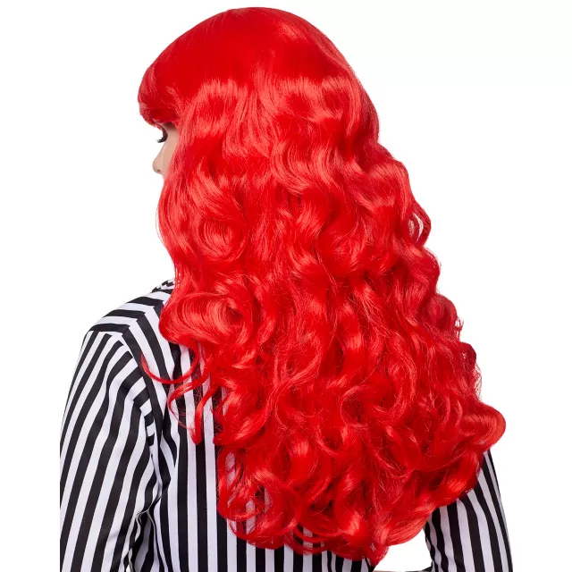 Red Curls Long Wig Spirithalloween