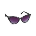 Black and White '50s Polka Dot Sunglasses at Spirit Halloween