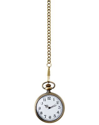 Alice in Wonderland necklace costume accessories jewelry pocket watch