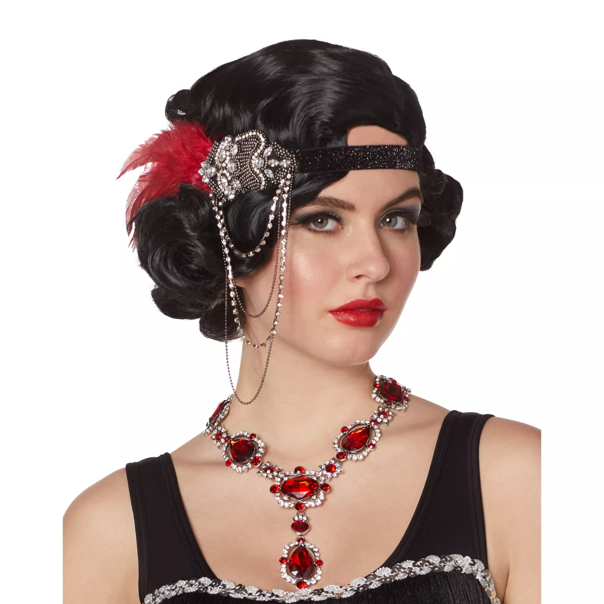 '20s Beaded Feather Headband at Spirit Halloween