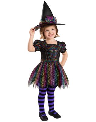 Toddler Sequin Witch Costume - Spirithalloween.com