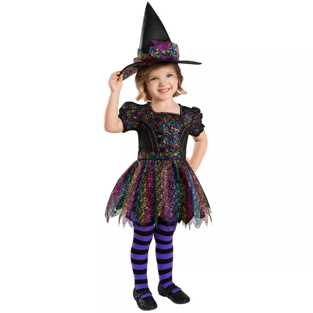 Toddler Sequin Witch Costume - Spirithalloween.com