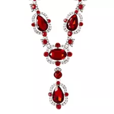Deluxe '20s Red Necklace at Spirit Halloween