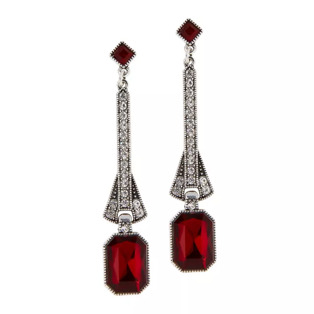 Deluxe '20s Red Earrings at Spirit Halloween
