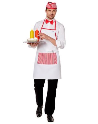 Adult Male '50s Diner Guy Costume - Spirithalloween.com