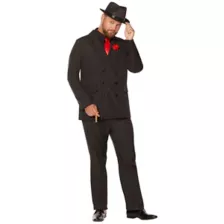 Adult Gangster Suit Plus Size Costume at Spencer's