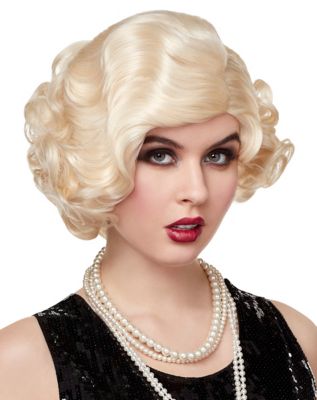 20s Blonde Flapper Wig