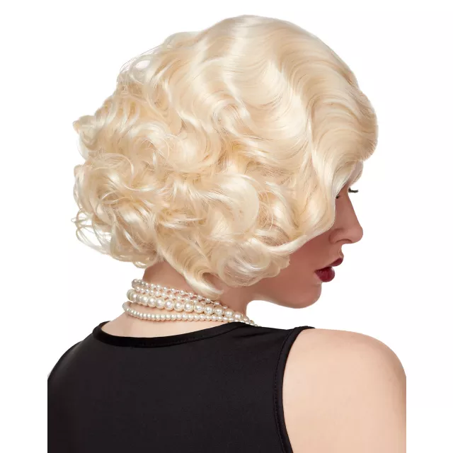 20s Blonde Flapper Wig