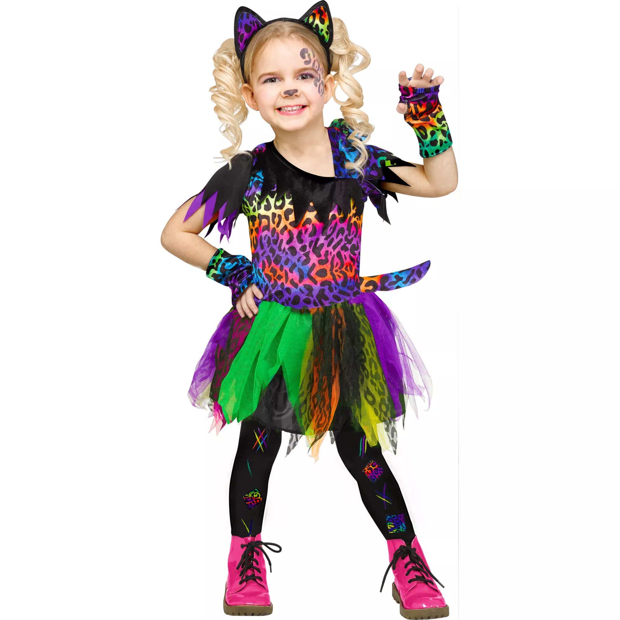 Toddler Rainbow Cat Costume at Spencer's