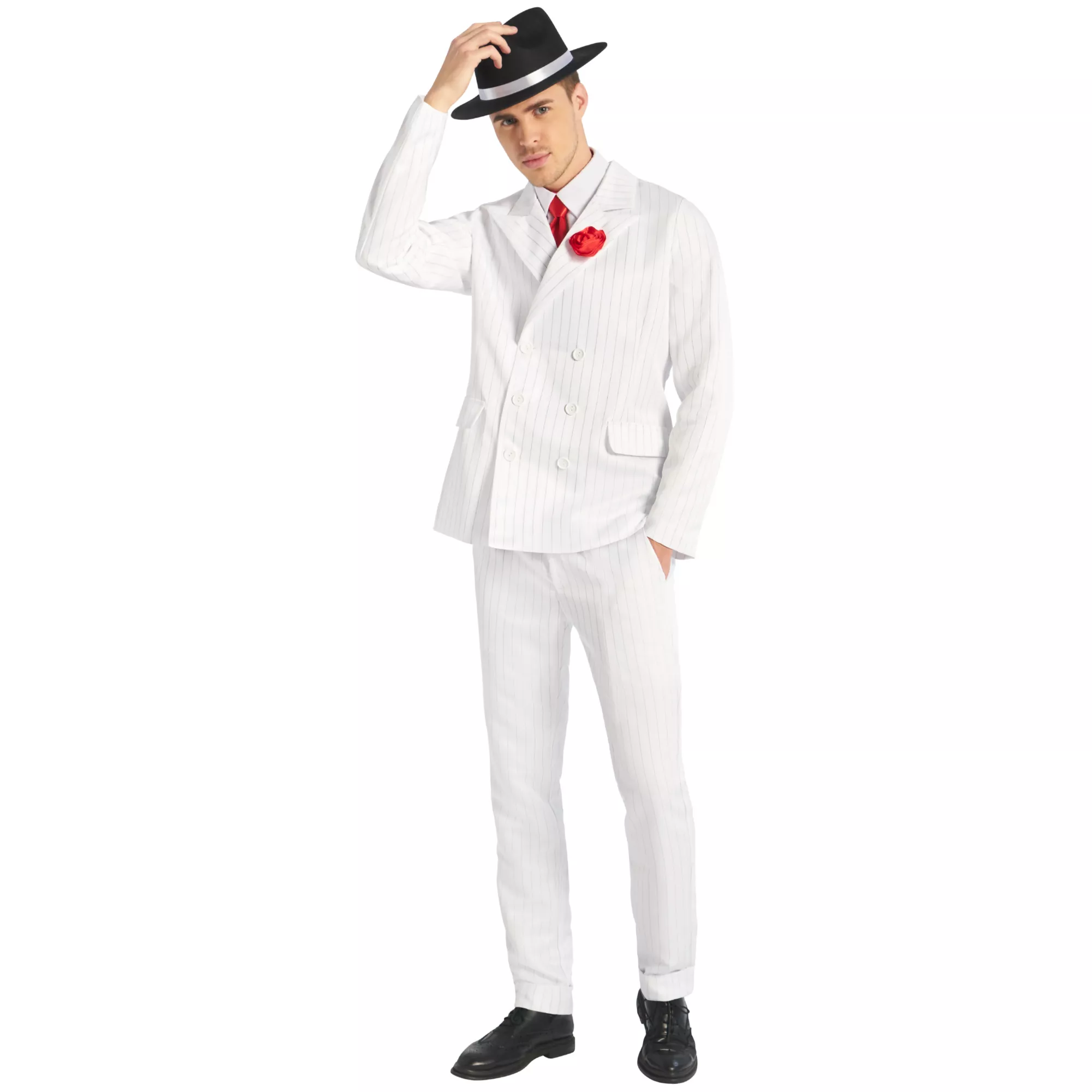 Adult White '20s Mobster Suit at Spencer's