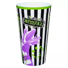 Striped Sandworm Cup 22 oz. - Beetlejuice at Spirit Halloween