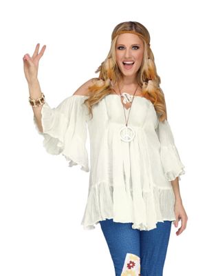 Hippie peasant shirt