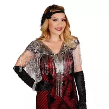 Beaded Flapper Capelet at Spencer's
