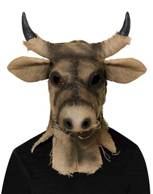 Moving Mouth Bull Scarecrow Full Mask