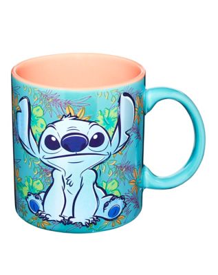 Stitch Floral Coffee Mug 20 oz. - Disney - Spencer's