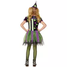 Kids Glow in the Dark Neon Clown Costume at Spirit Halloween