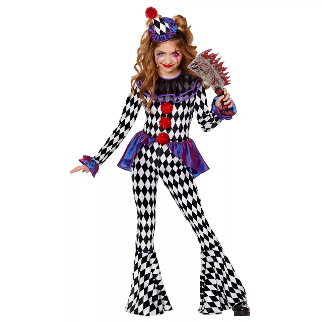 Kids Carnival Clown Unitard Costume - Spirithalloween.com