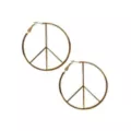 Peace Sign Earrings at Spencer's