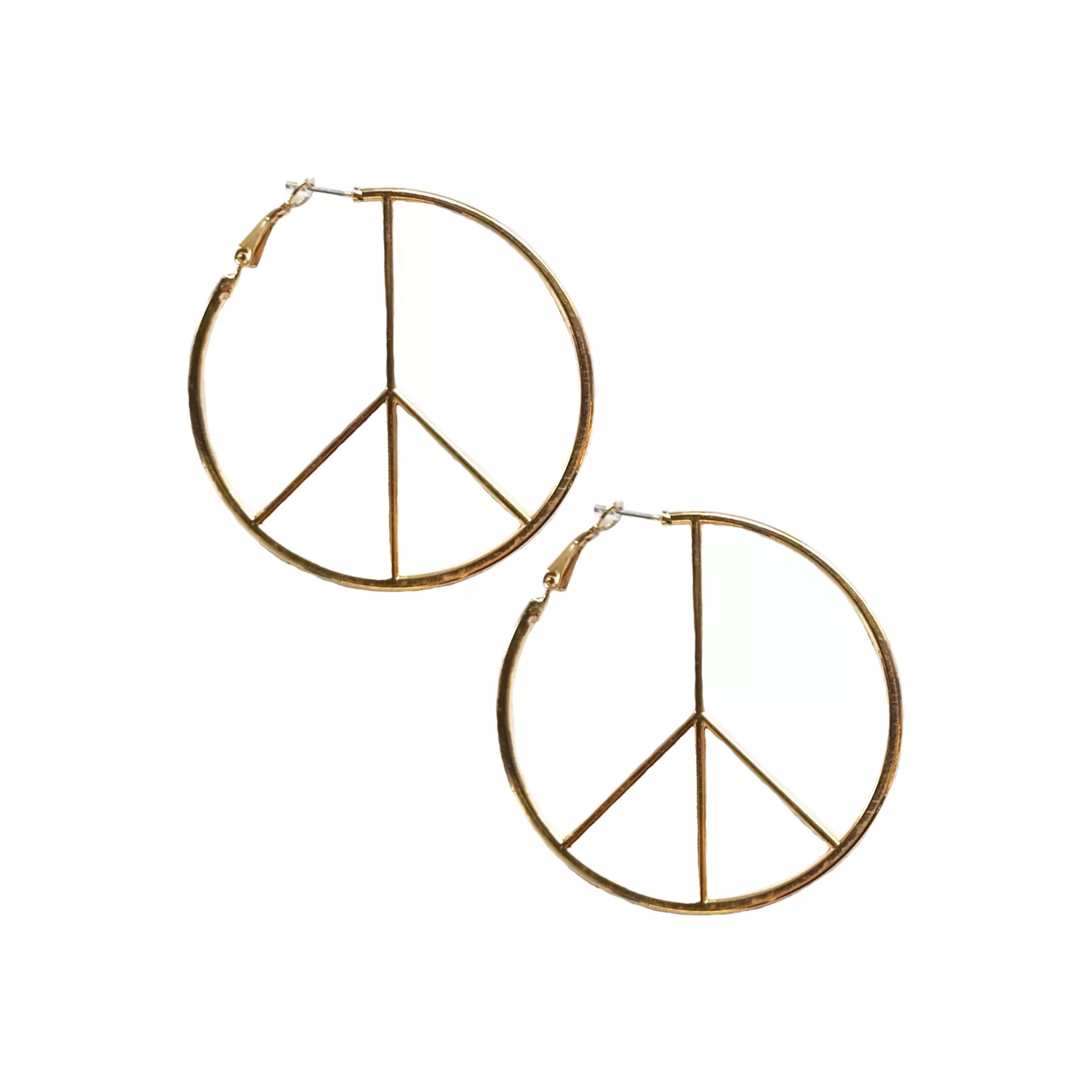 Peace Sign Earrings at Spencer's