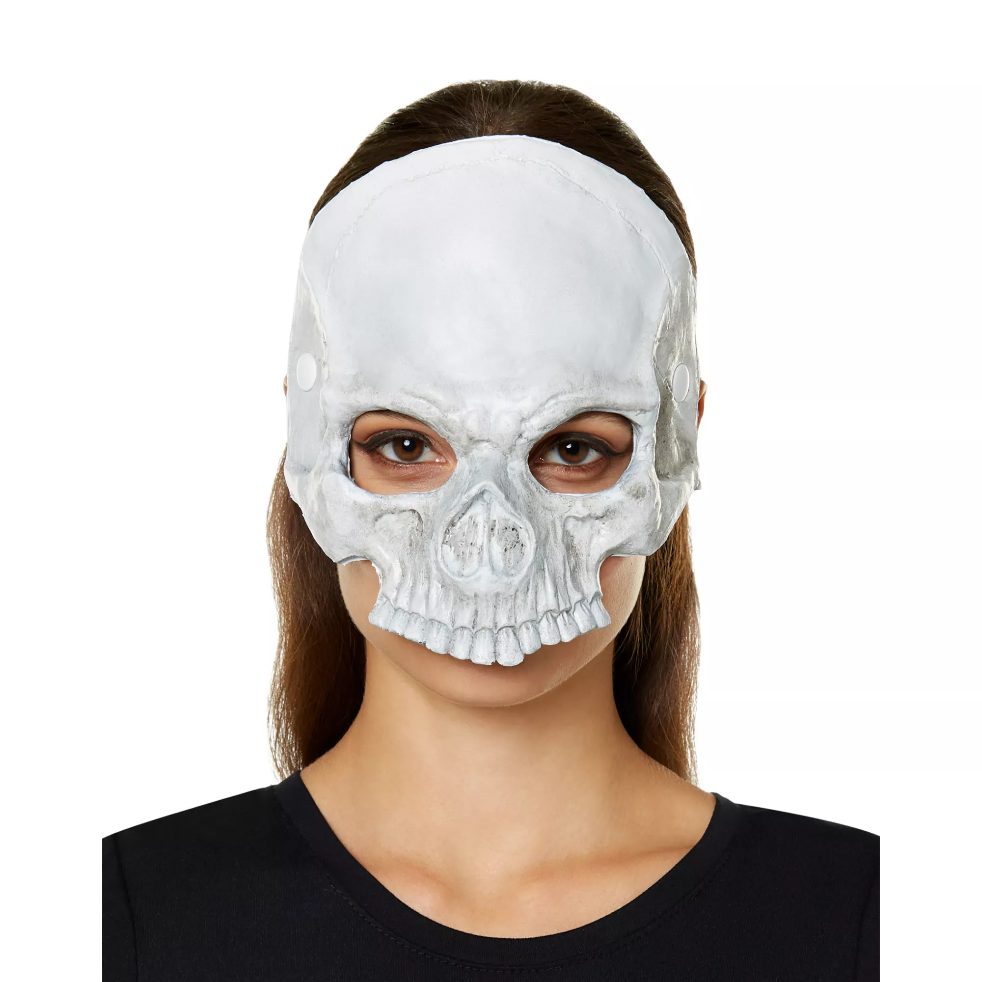 Horror Skeleton Half Mask at Spirit Halloween