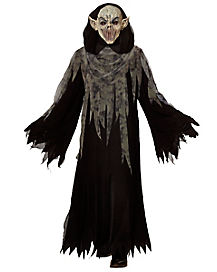 Ancient Grim Reaper Costume Adult Mens Womens Horror Scary Death Skull