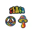 '60s Hippie Patch Set at Spencer's