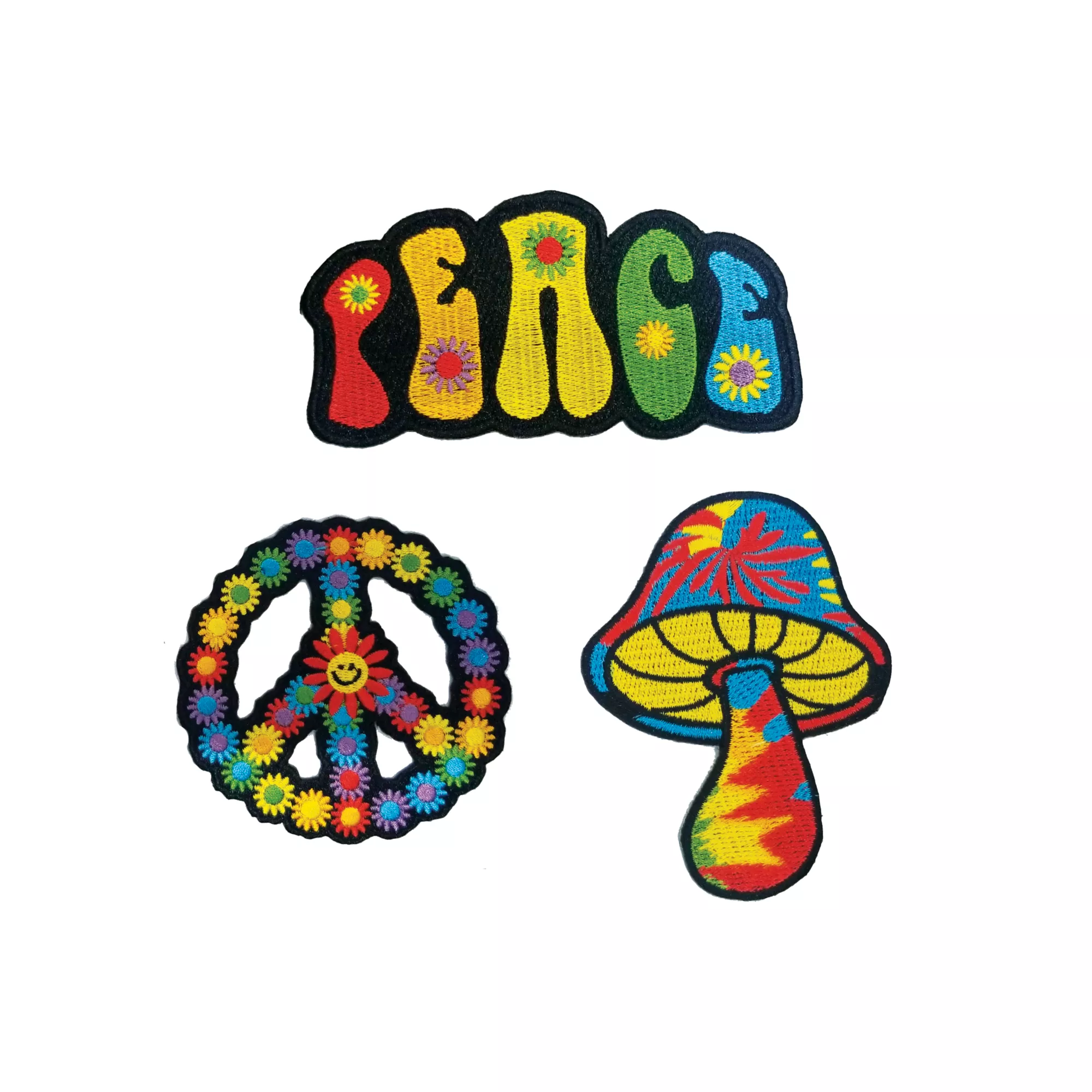 '60s Hippie Patch Set at Spencer's