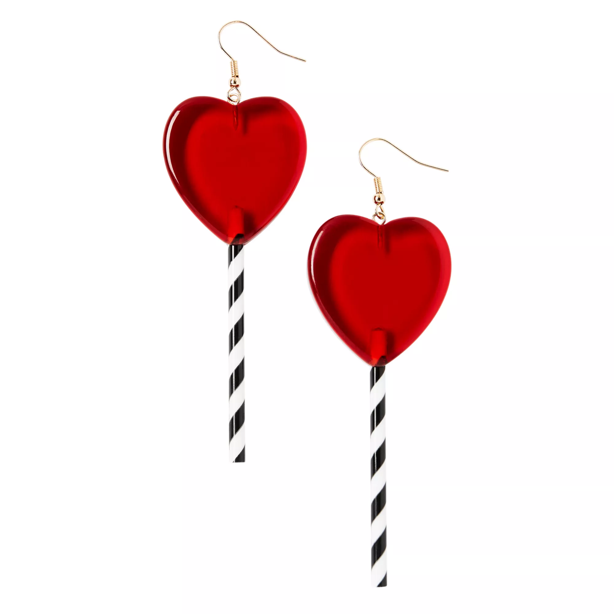 Scary Clown Heart Earrings at Spirit Halloween