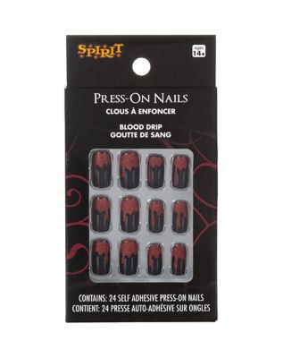 01474188 - Dripping Blood Press On Nails