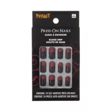 Dripping Blood Press On Nails at Spirit Halloween
