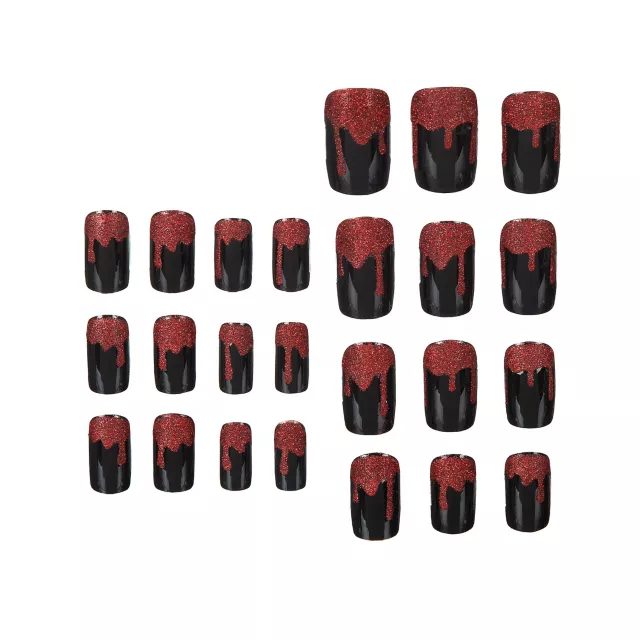 Dripping Blood Press On Nails at Spirit Halloween