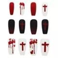 Bloody Cross Press On Nails at Spirit Halloween