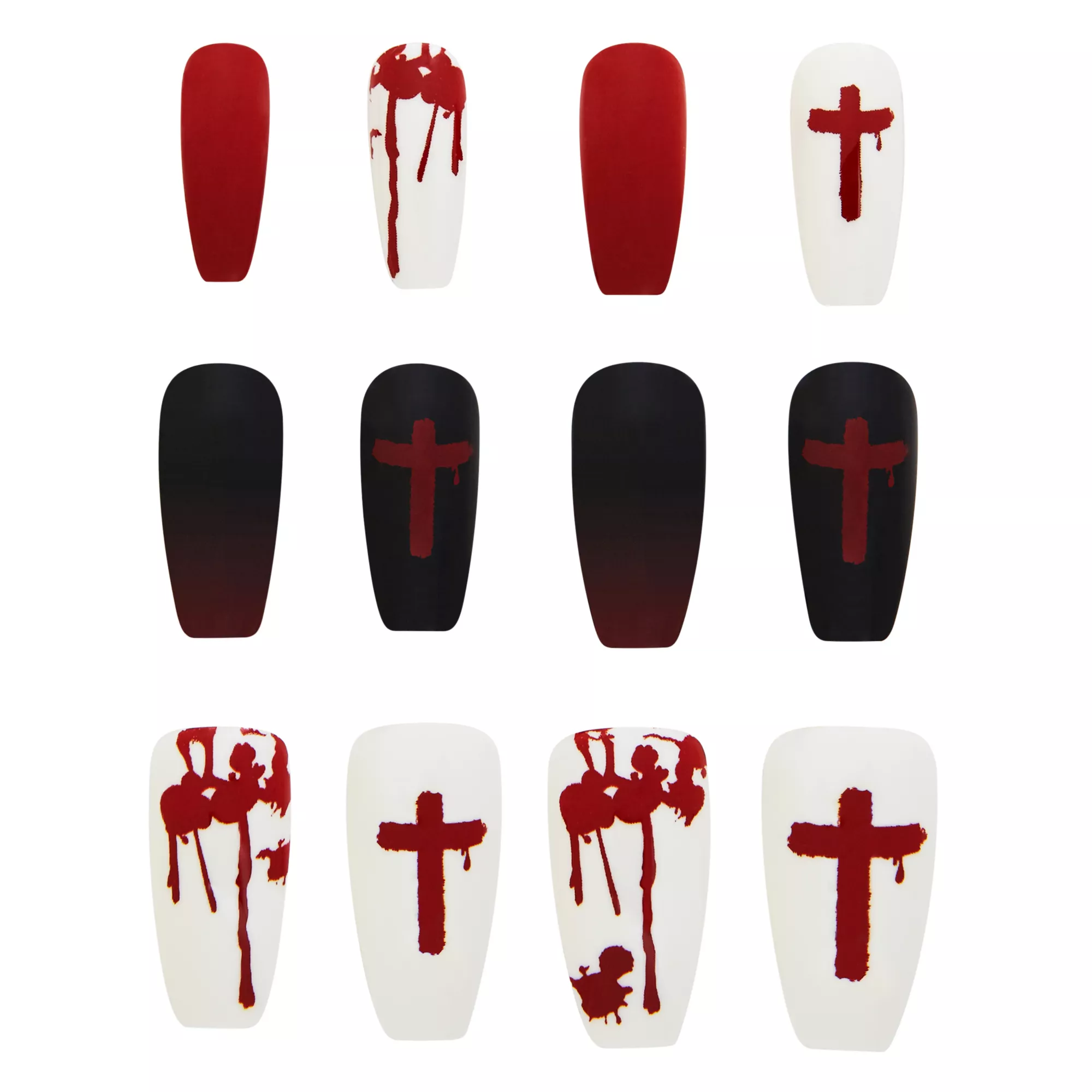 Bloody Cross Press-On Nails at Spencer's