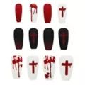 Bloody Cross Press On Nails at Spirit Halloween