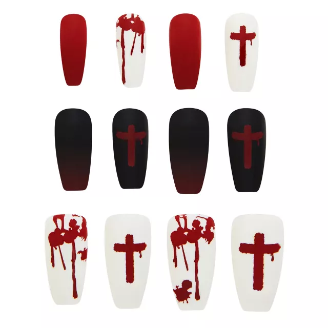 Bloody Cross Press On Nails at Spirit Halloween