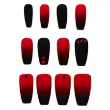 Red and Black Press On Nails at Spirit Halloween