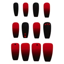 Red and Black Press On Nails at Spirit Halloween