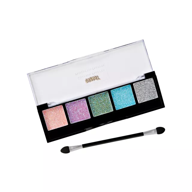 Pastel Glitter Palette - 5 Count at Spencer's