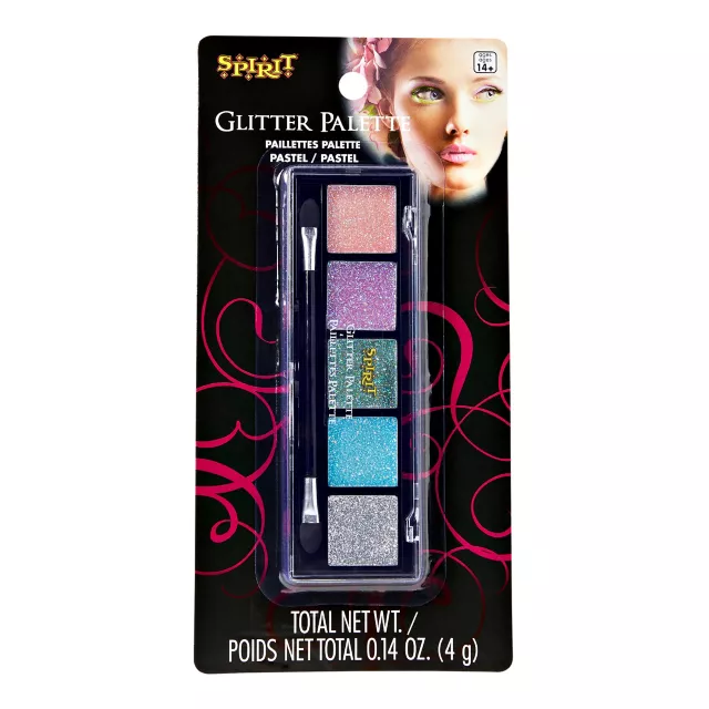 Pastel Glitter Palette - 5 Count at Spencer's