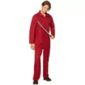 Adult Red Horror Jumpsuit at Spencer's