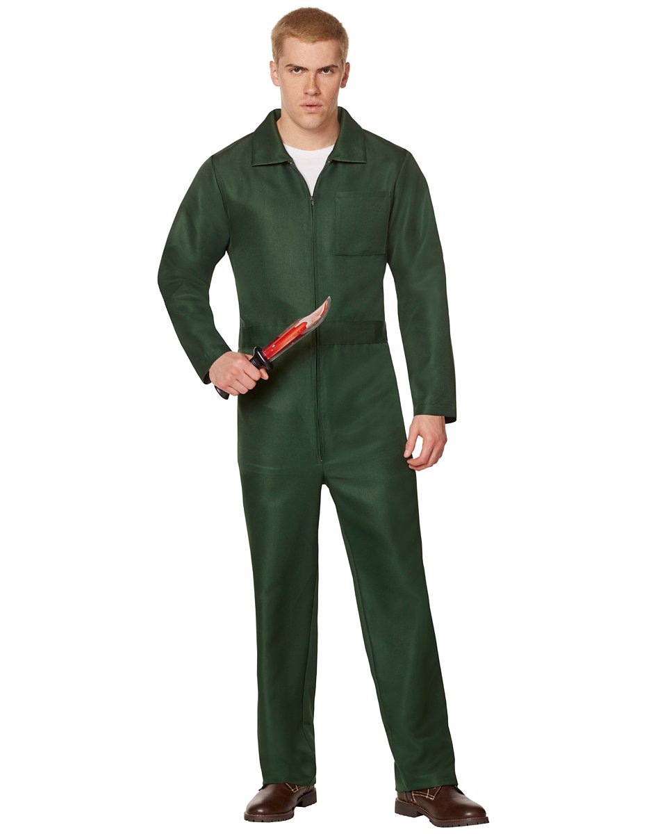 Adult Green Mechanic Jumpsuit by Spirit Halloween