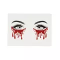 Red Glitter Tears at Spirit Halloween